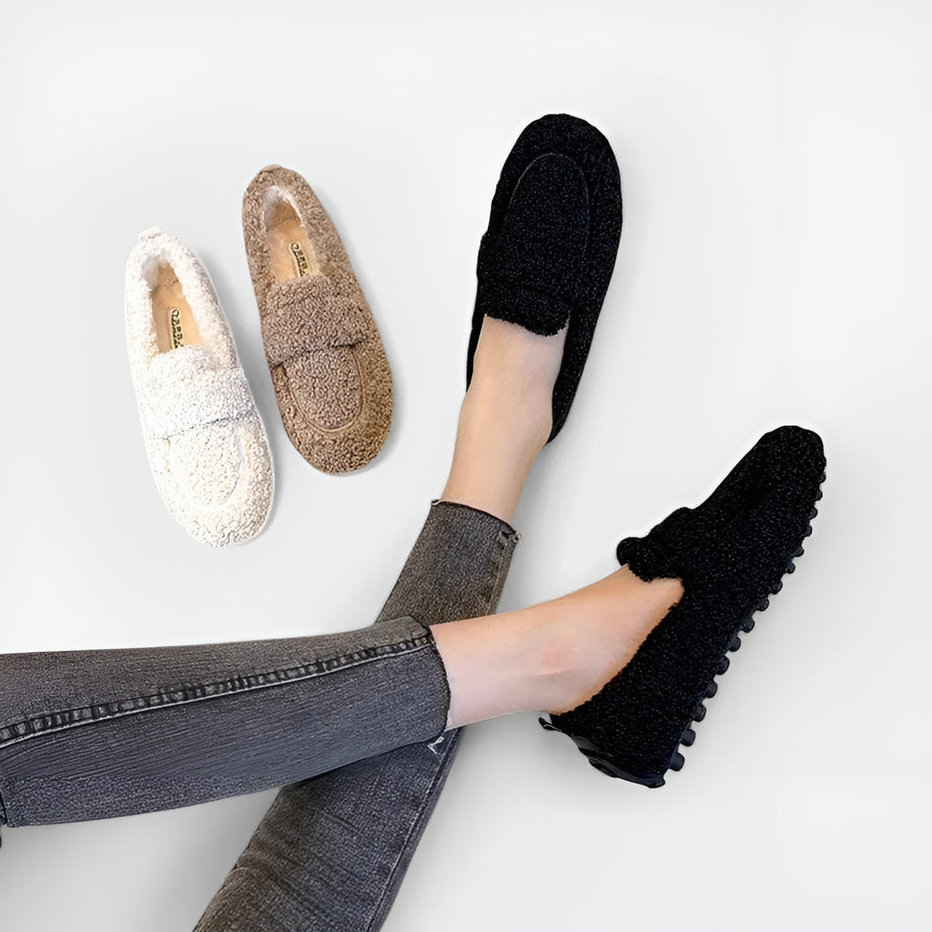 USHA | MOCASSINS EN LAINE LUXUEUX